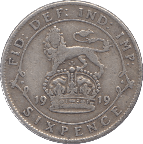 1919 SIXPENCE ( GF ) - Sixpence - Cambridgeshire Coins