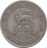 1919 SIXPENCE ( GF ) - Sixpence - Cambridgeshire Coins
