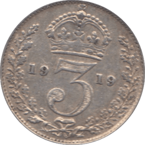 1919 THREEPENCE ( EF ) - threepence - Cambridgeshire Coins