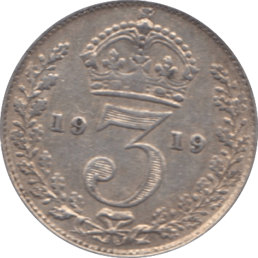 1919 THREEPENCE ( EF ) - threepence - Cambridgeshire Coins