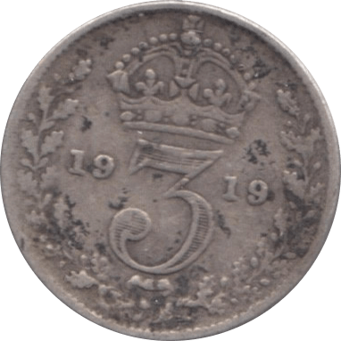 `1919 THREEPENCE ( FINE ) - Threepence - Cambridgeshire Coins