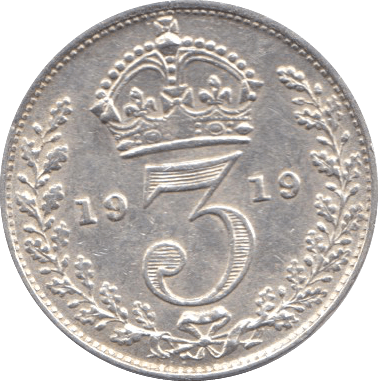 1919 THREEPENCE ( VF ) - Threepence - Cambridgeshire Coins