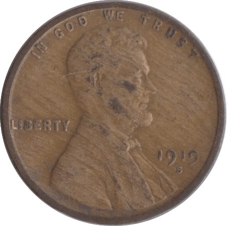 1919 USA ONE CENT - WORLD COINS - Cambridgeshire Coins