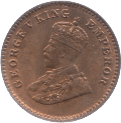 1920 1 1/2 ANNA INDIA - WORLD COINS - Cambridgeshire Coins
