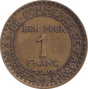 1920 1 FRANC FRANCE - WORLD COINS - Cambridgeshire Coins