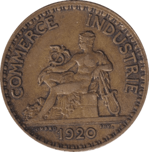 1920 1 FRANC FRANCE - WORLD COINS - Cambridgeshire Coins