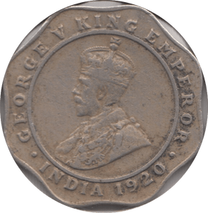 1920 4 ANNAS INDIA - WORLD COINS - Cambridgeshire Coins