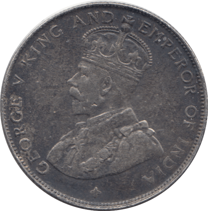 1920 50 CENT STRAIT SETTLEMENTS - WORLD COINS - Cambridgeshire Coins