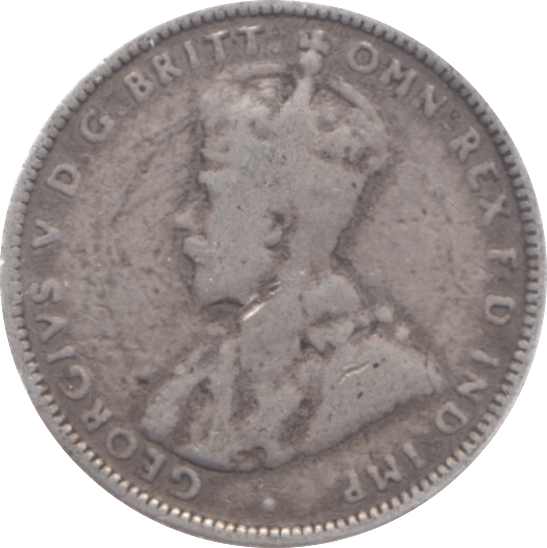 1920 AUSTRALIA SILVER ONE SHILLING - SILVER WORLD COINS - Cambridgeshire Coins
