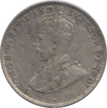 1920 CEYLON SILVER 10 CENTS - SILVER WORLD COINS - Cambridgeshire Coins