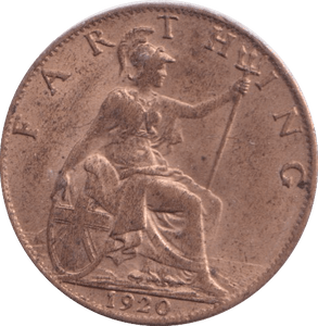 1920 FARTHING ( BU ) - Farthing - Cambridgeshire Coins