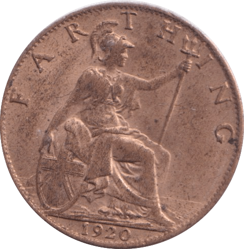 1920 FARTHING ( BU ) - Farthing - Cambridgeshire Coins