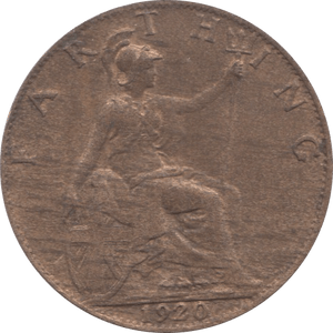 1920 FARTHING ( EF ) - Farthing - Cambridgeshire Coins