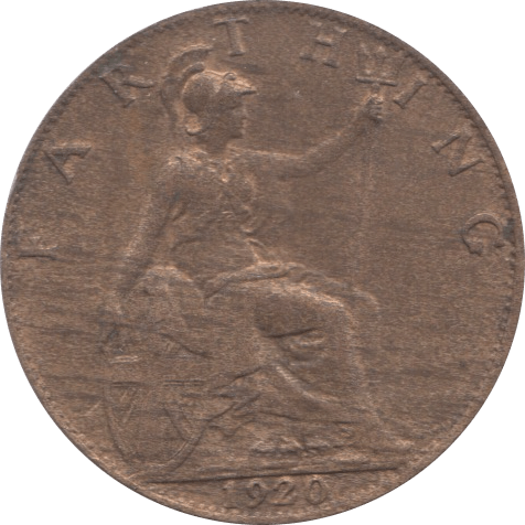 1920 FARTHING ( EF ) - Farthing - Cambridgeshire Coins