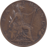 1920 FARTHING ( FAIR ) - Farthing - Cambridgeshire Coins