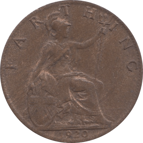1920 FARTHING ( UNC ) - Farthing - Cambridgeshire Coins