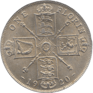 1920 FLORIN ( EF ) 11 - Florin - Cambridgeshire Coins