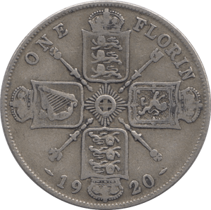 1920 FLORIN ( FINE ) - FLORIN - Cambridgeshire Coins