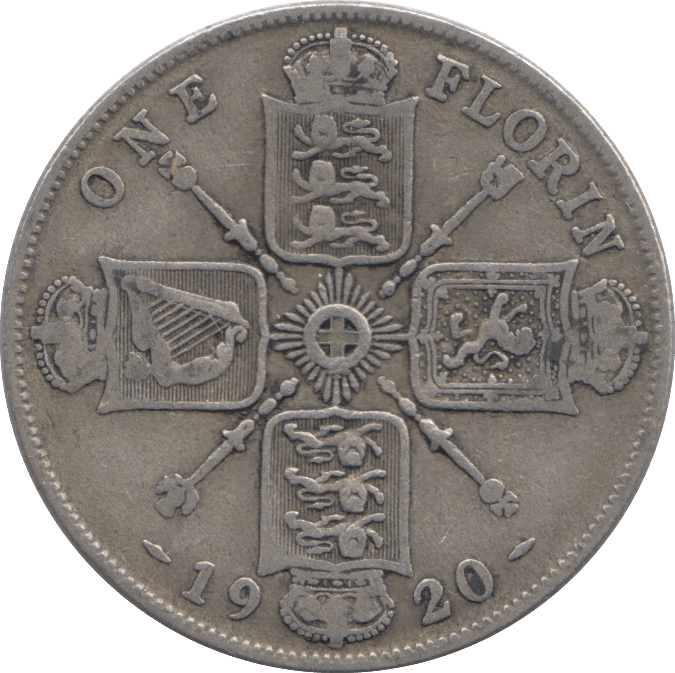 1920 FLORIN ( FINE ) - FLORIN - Cambridgeshire Coins