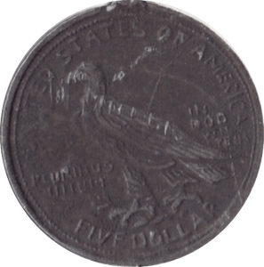 1920 GERMAN NOTE GUILD FIVE DOLLAR COPPER COIN - WORLD COINS - Cambridgeshire Coins