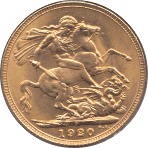 1920 GOLD SOVEREIGN ( UNC ) PERTH MINT - Sovereign - Cambridgeshire Coins