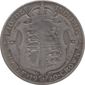 1920 HALFCROWN ( FINE ) 4 - Halfcrown - Cambridgeshire Coins