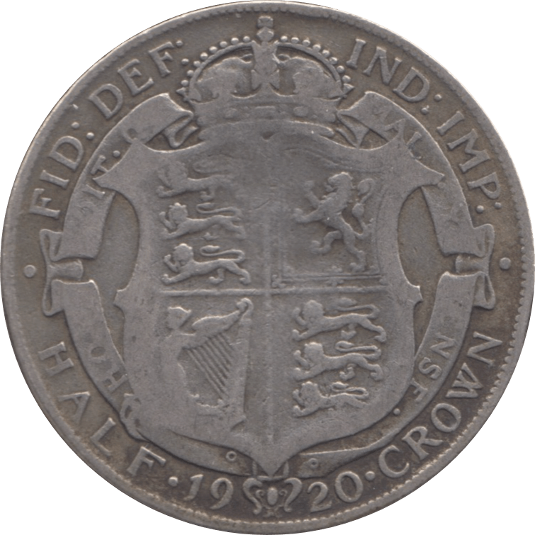 1920 HALFCROWN ( FINE ) 4 - Halfcrown - Cambridgeshire Coins