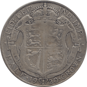 1920 HALFCROWN ( FINE ) 6 - Halfcrown - Cambridgeshire Coins
