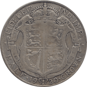 1920 HALFCROWN ( FINE ) 6 - Halfcrown - Cambridgeshire Coins