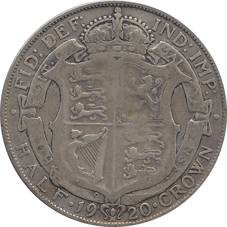 1920 HALFCROWN ( FINE ) 6 - Halfcrown - Cambridgeshire Coins
