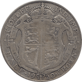 1920 HALFCROWN ( FINE ) 6 - Halfcrown - Cambridgeshire Coins