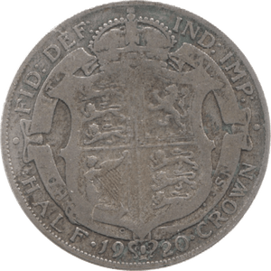 1920 HALFCROWN ( FINE ) 6 - Halfcrown - Cambridgeshire Coins