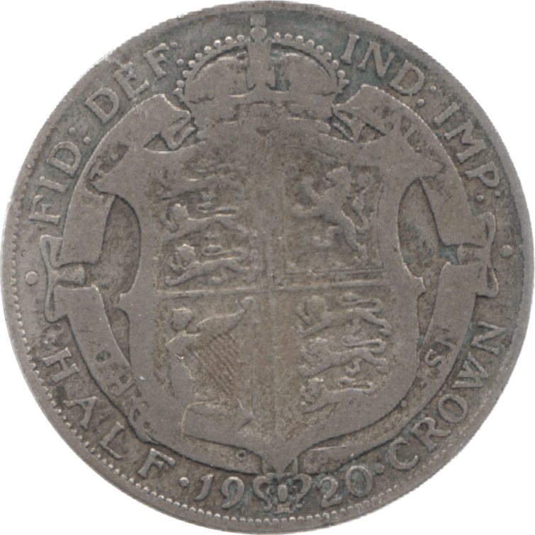 1920 HALFCROWN ( FINE ) 6 - Halfcrown - Cambridgeshire Coins