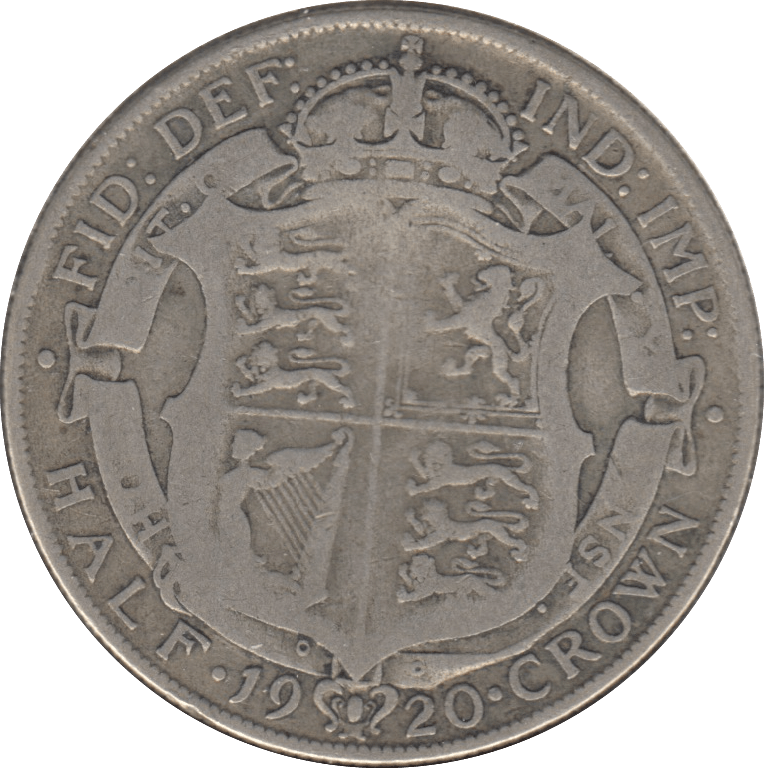 1920 HALFCROWN ( FINE ) 7 - Halfcrown - Cambridgeshire Coins