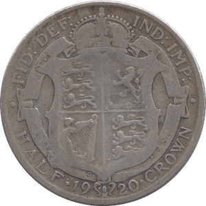 1920 HALFCROWN ( FINE ) - HALFCROWN - Cambridgeshire Coins