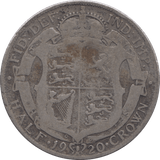 1920 HALFCROWN ( NF ) - HALFCROWN - Cambridgeshire Coins