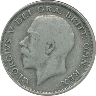 1920 HALFCROWN (VF) - Halfcrown - Cambridgeshire Coins