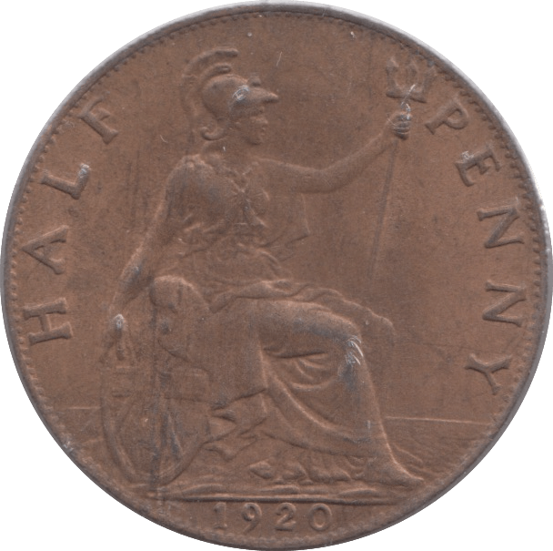 1920 HALFPENNY ( UNC ) - Halfpenny - Cambridgeshire Coins