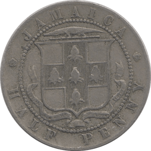 1920 JAMAICA HALF PENNY - WORLD COINS - Cambridgeshire Coins