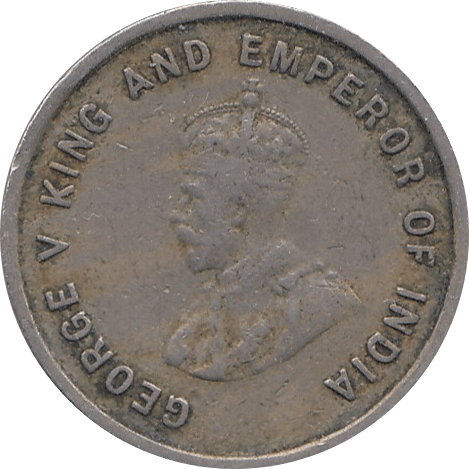 1920 NICKLE 5 CENTS STRAIT SETTLEMENTS REF H111 - WORLD COINS - Cambridgeshire Coins