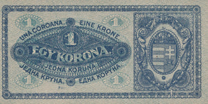1920 ONE KORONA BANKNOTE HUNGARY REF 1096 - World Banknotes - Cambridgeshire Coins