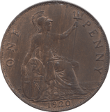 1920 PENNY ( AUNC ) - Penny - Cambridgeshire Coins
