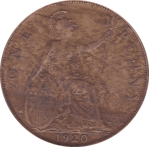 1920 PENNY ( EF ) A - Penny - Cambridgeshire Coins