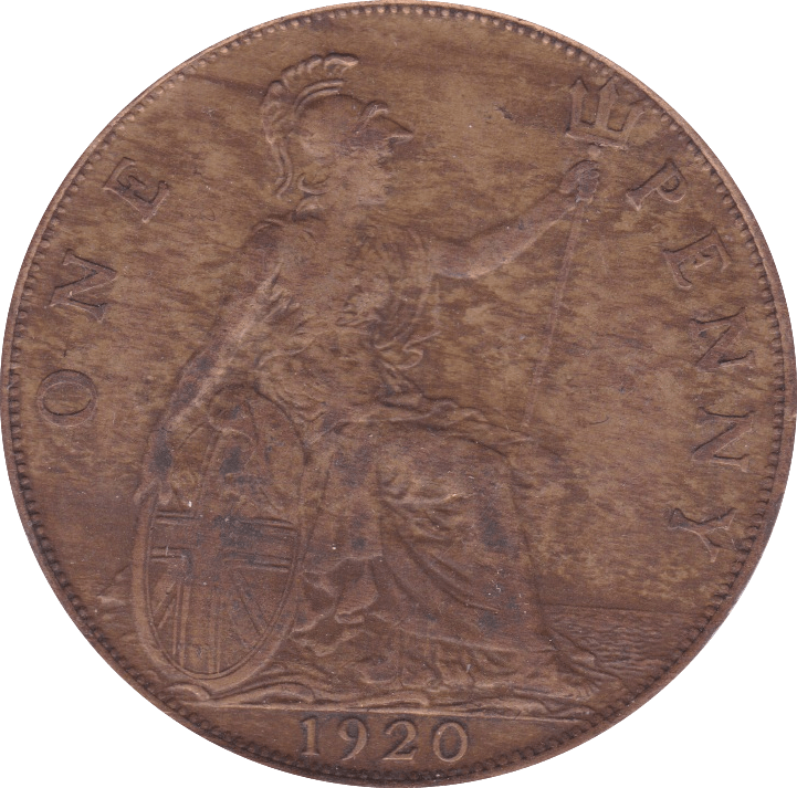 1920 PENNY ( EF ) A - Penny - Cambridgeshire Coins