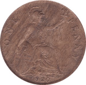 1920 PENNY ( EF ) B - Penny - Cambridgeshire Coins