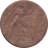 1920 PENNY ( EF ) B - Penny - Cambridgeshire Coins