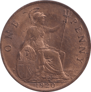 1920 PENNY ( UNC ) - Penny - Cambridgeshire Coins