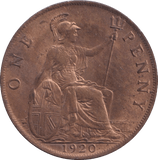 1920 PENNY ( UNC ) - Penny - Cambridgeshire Coins