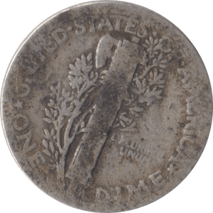 1920 SILVER DIME USA - WORLD SILVER COINS - Cambridgeshire Coins