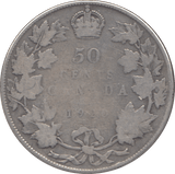 1920 SILVER FIFTY CENTS CANADA - WORLD SILVER COINS - Cambridgeshire Coins